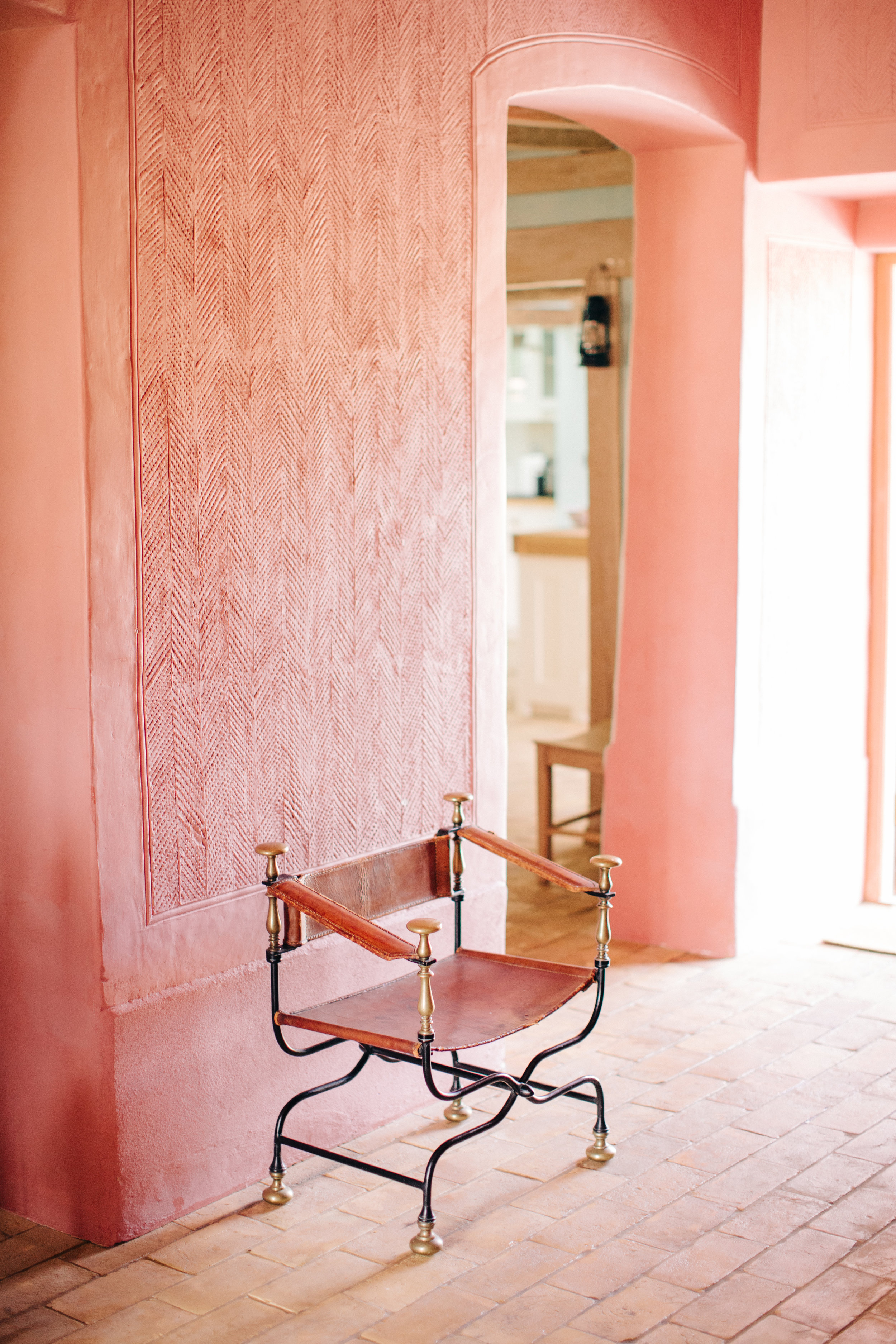 The Farmhouse’s intricate details and carvings - and more pink!