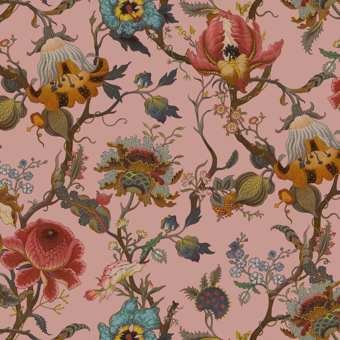 Artemis Blush Wallpaper from House of Hackney