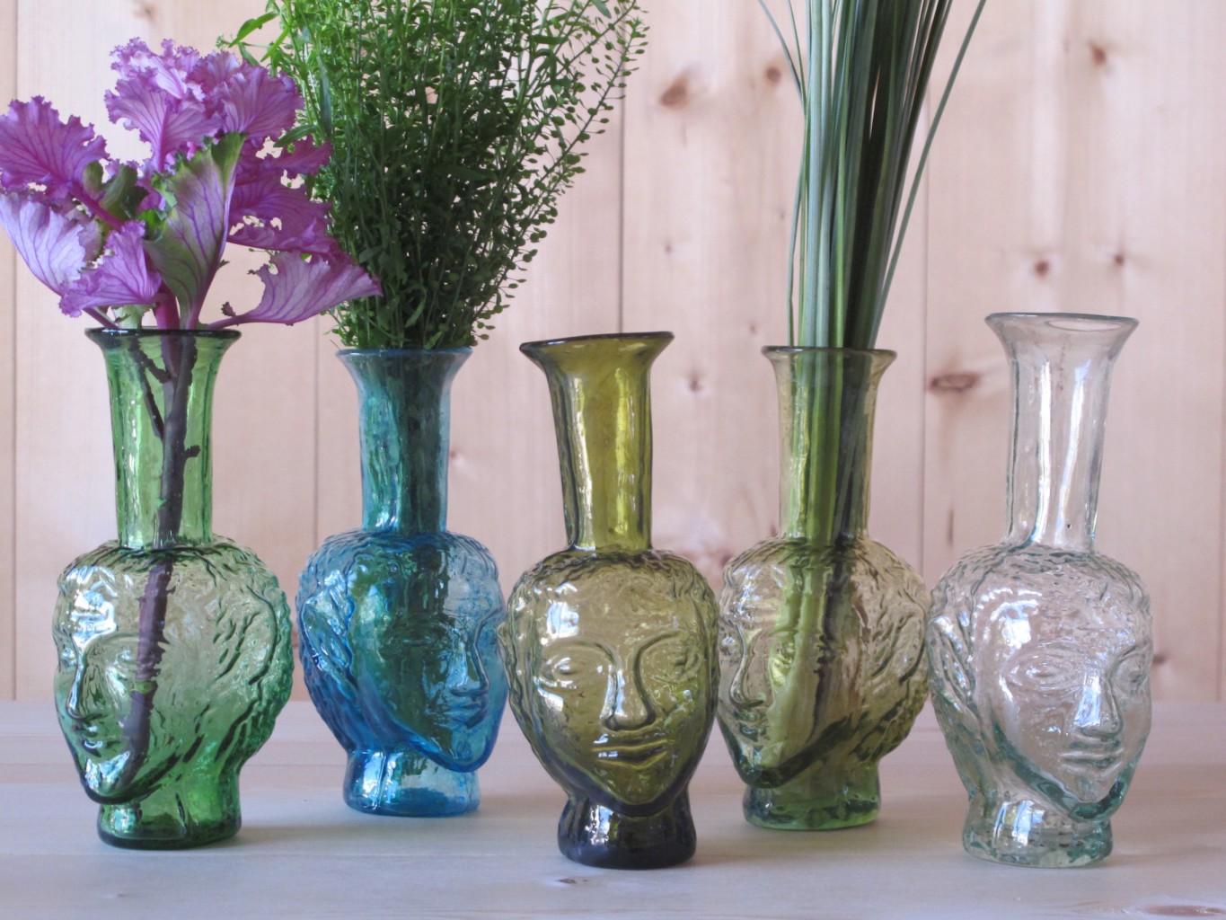 La Soufflerie glass head vase, £35.99 from Trouva